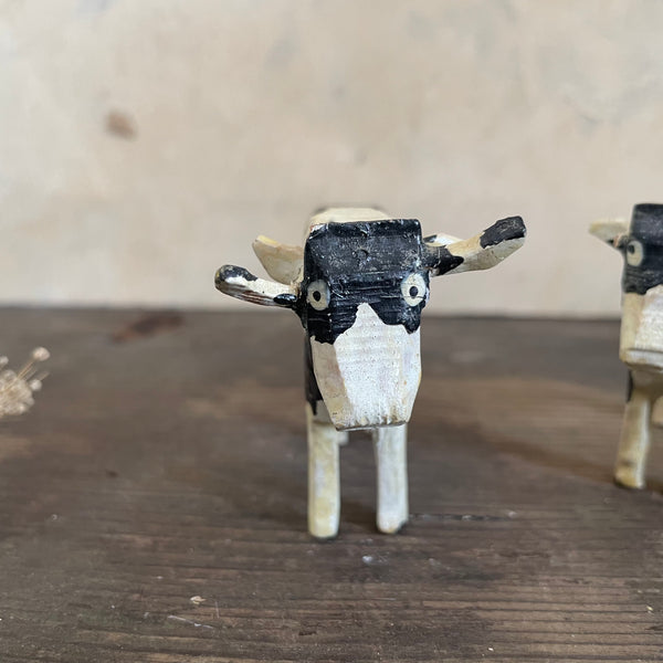 Antique Wooden Cows