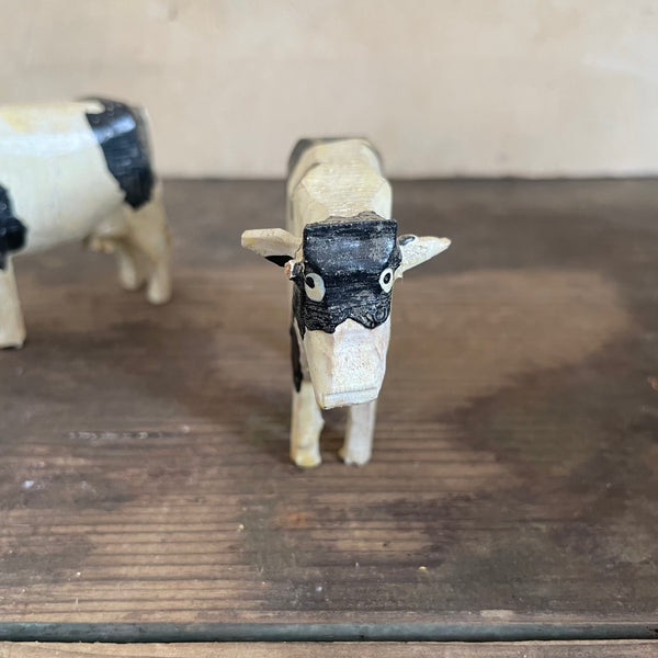 Antique Wooden Cows
