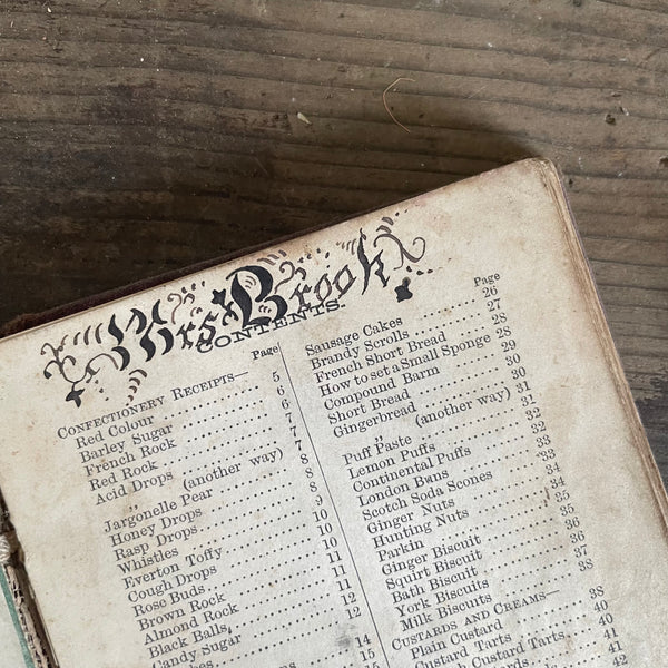 A beautiful Confectioners Book