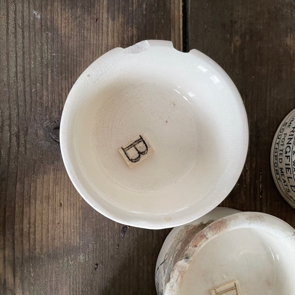 Victorian Meat Paste Pots