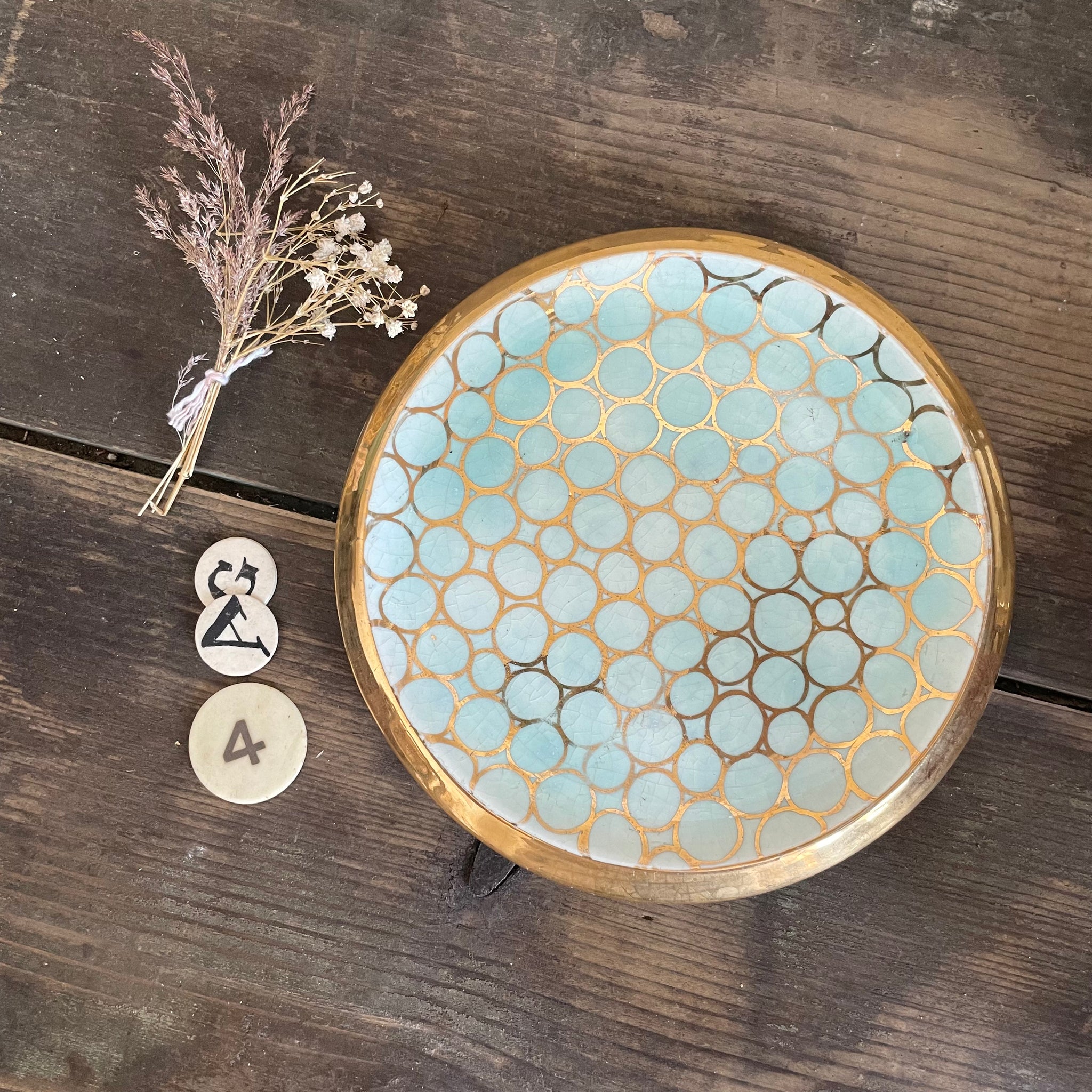 Antique Tea Pot Plate