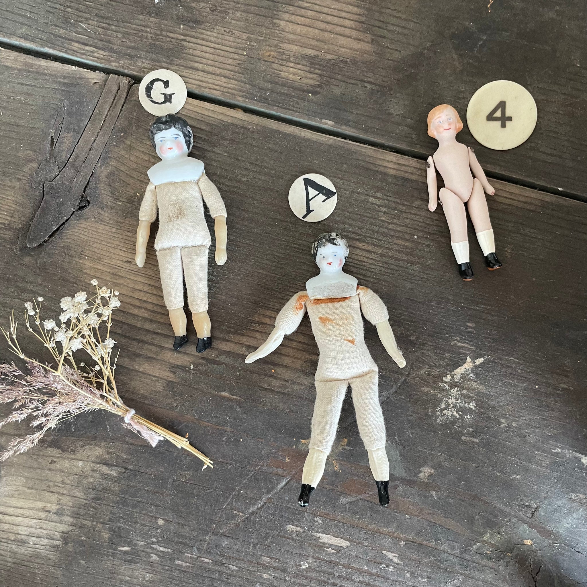 Antique Little Dolls