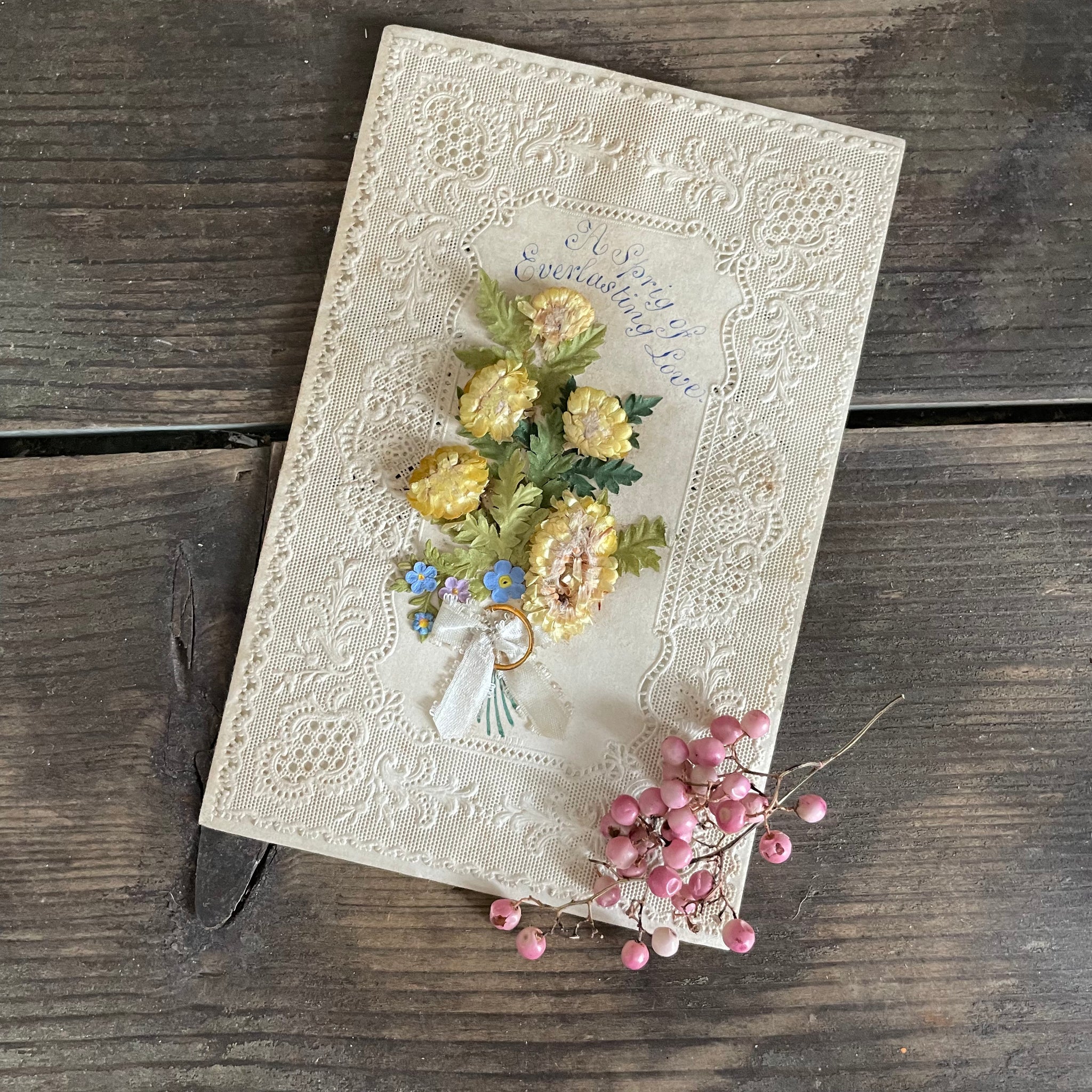 Victorian Love Note Card