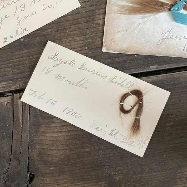 Victorian Hair Mourning/Memento