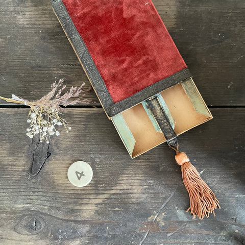 Antique Velvet Box