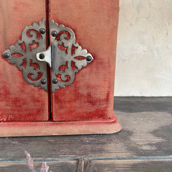 Victorian Velvet Sewing Box