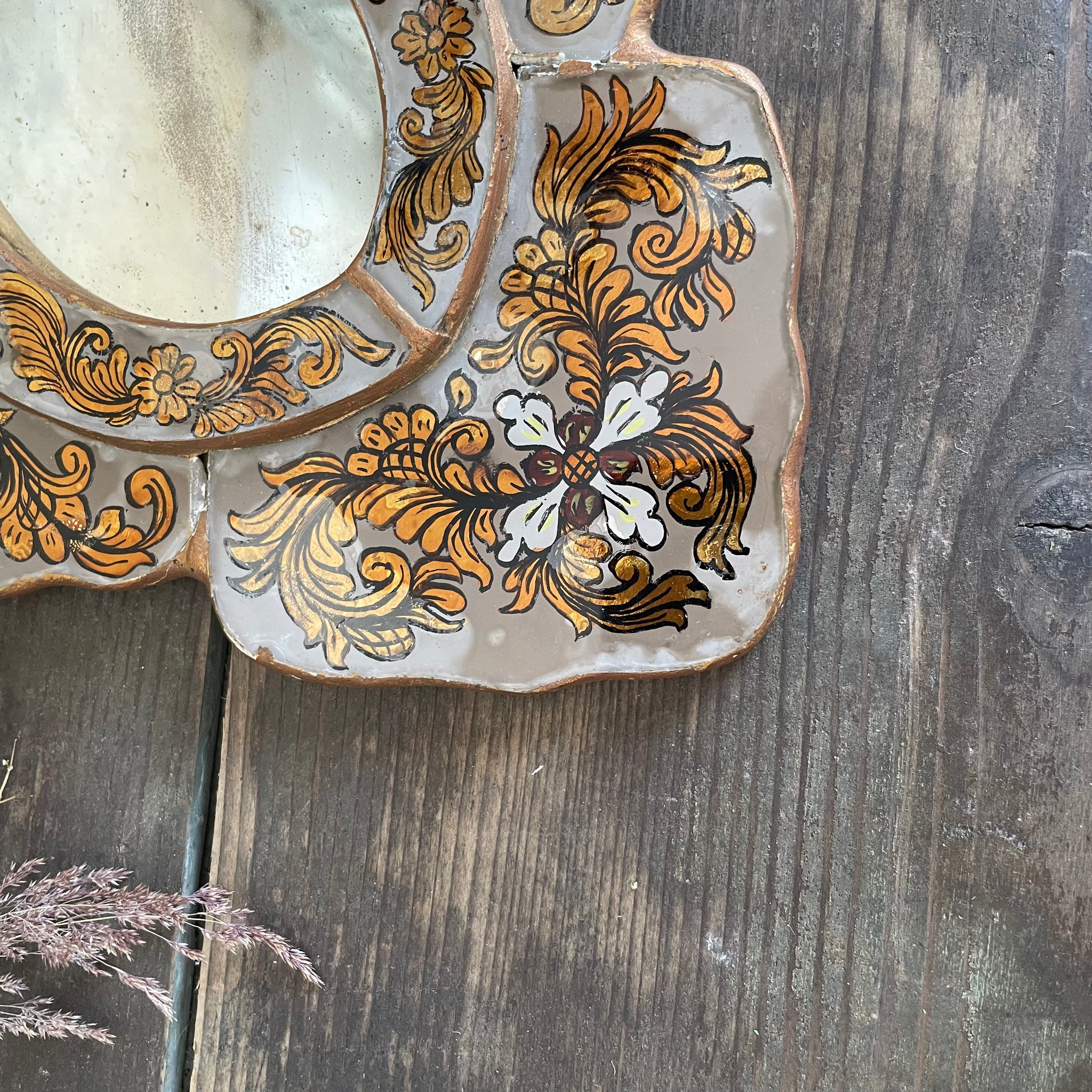 Beautiful Antique Distressed Mirror