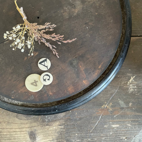 Antique Dome Wood Base