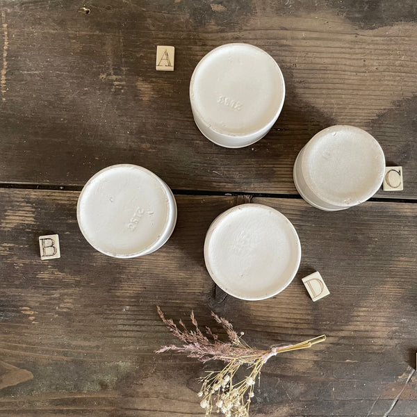 Small Victorian Paste Pots