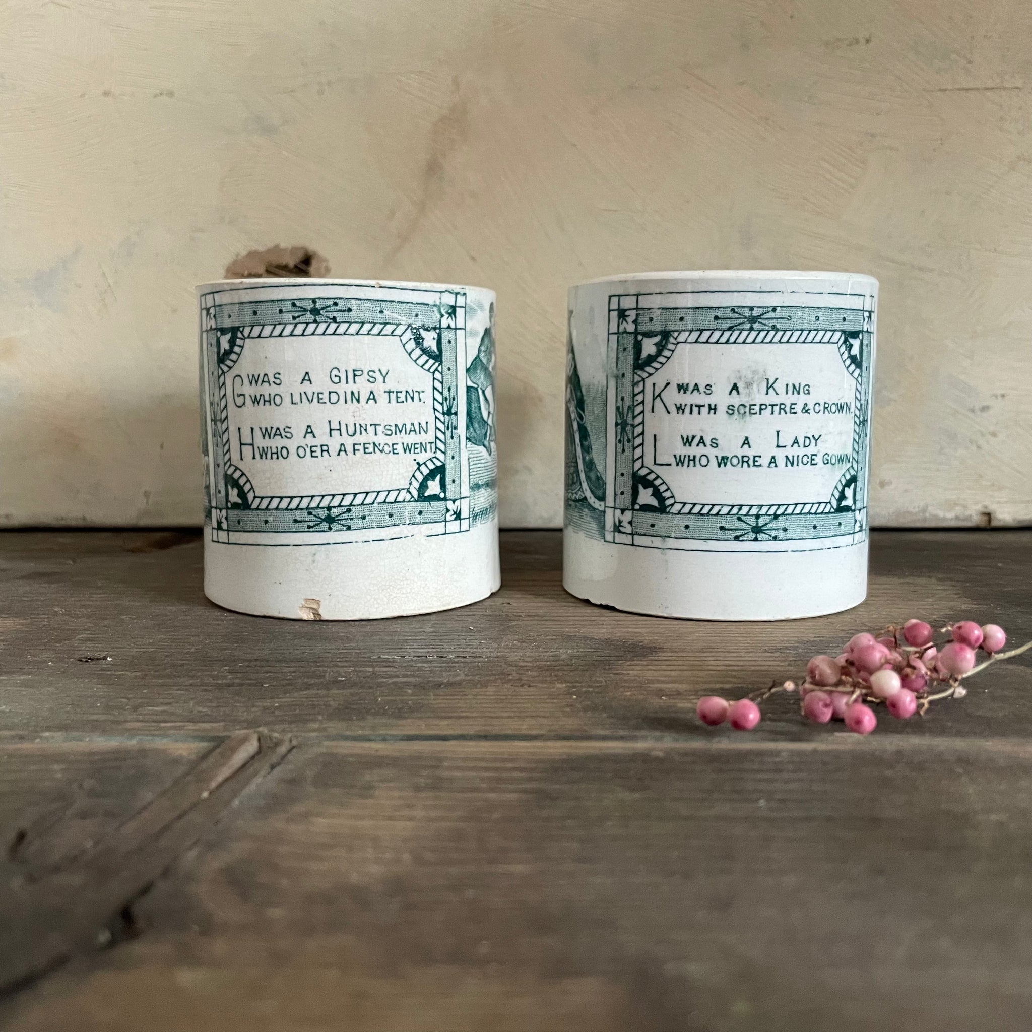 Antique Victorian Mugs
