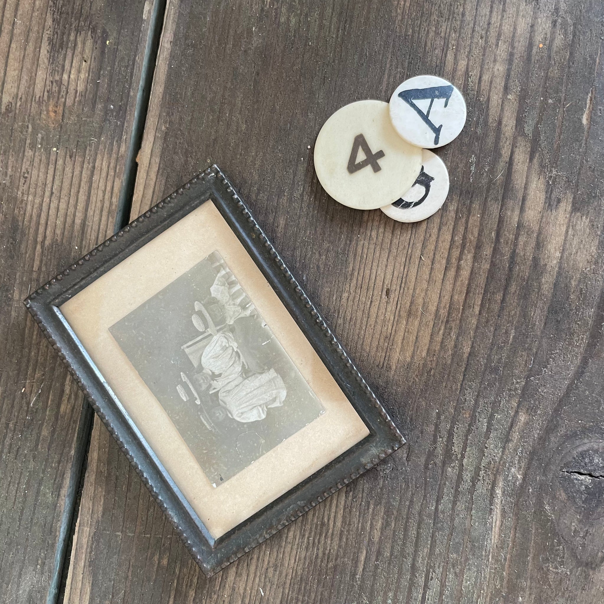 Antique Miniature Victorian Photo Frame