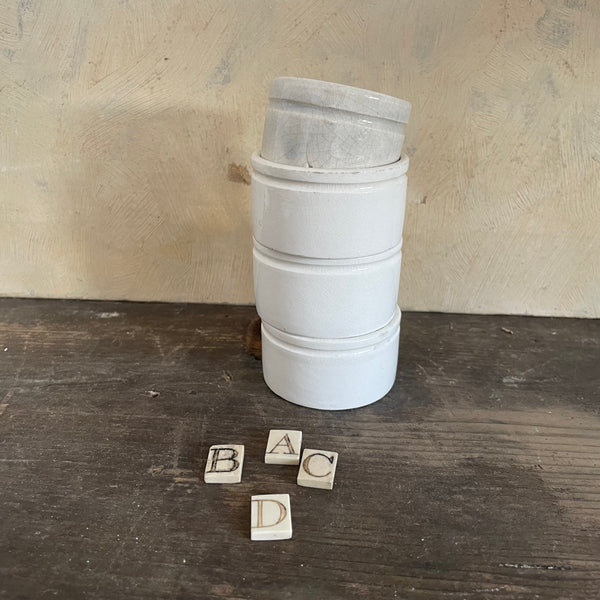 Small Victorian Paste Pots