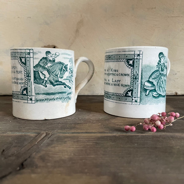 Antique Victorian Mugs