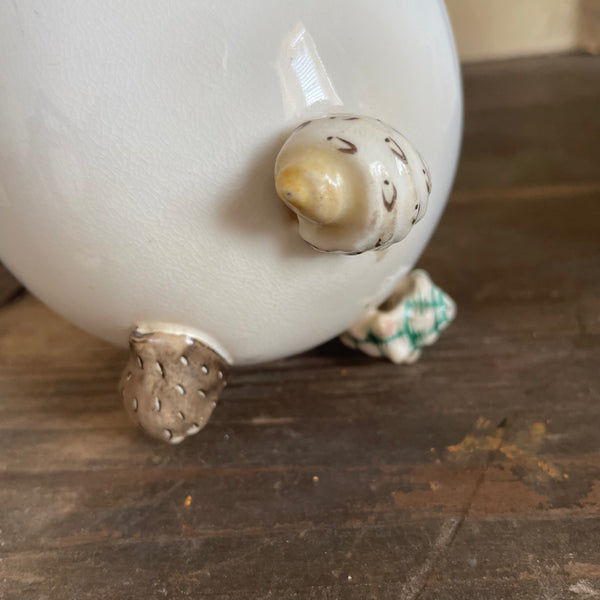 Antique Victorian Shell Foot Bowl