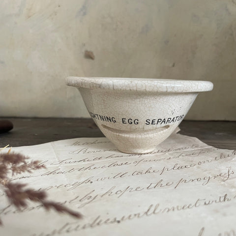 Antique Lightening Egg Separator