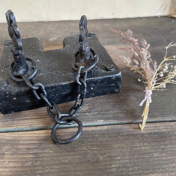 Antique Rare Double Lock