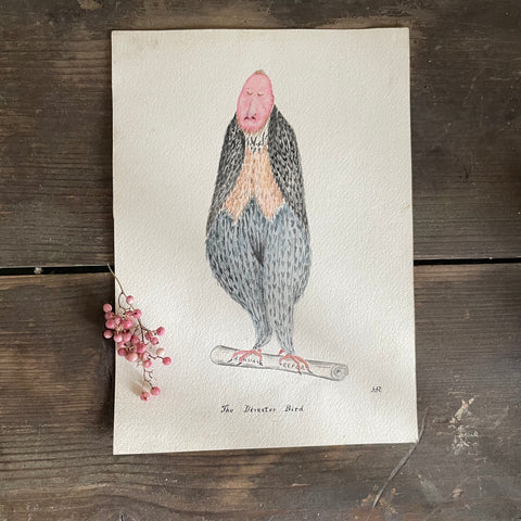 Antique Anthromorphism Painting