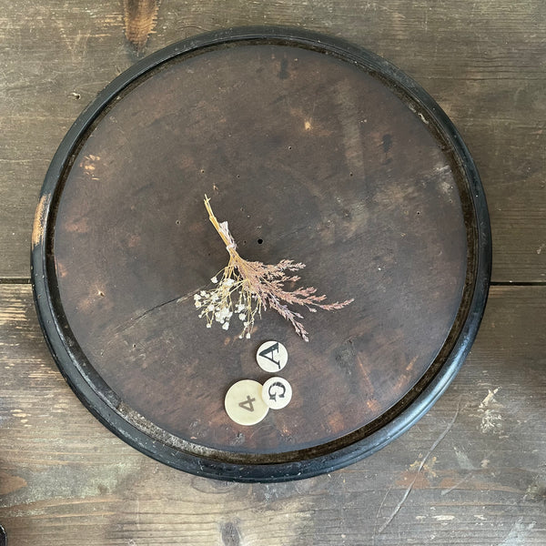 Antique Dome Wood Base