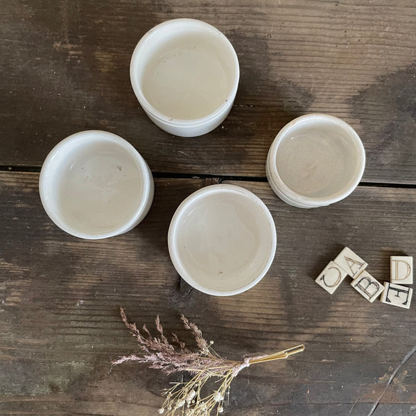Small Victorian Paste Pots