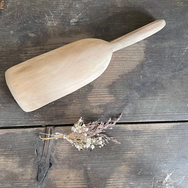Vintage Wooden Grain Scoop