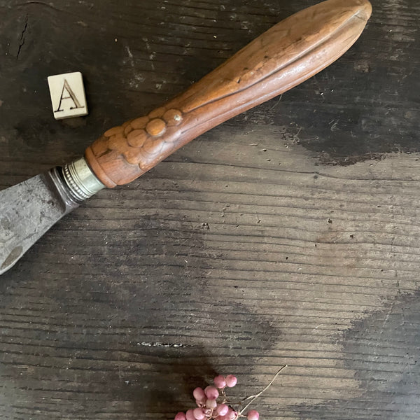 Antique Carved Handle Knives
