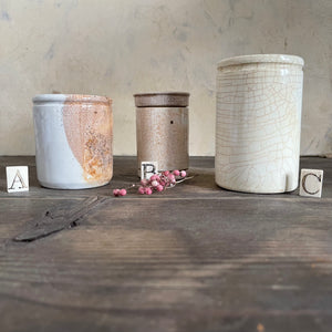 Plain Victorian Crazed Pots