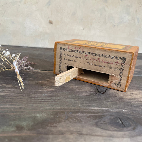 Vintage District Nursing Collection Box