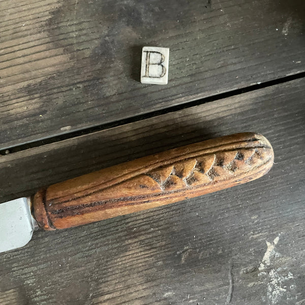 Antique Carved Handle Knives