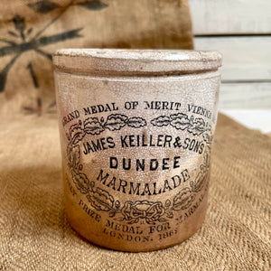 Rustic 'Ombre Effect' James Keiller & Sons Marmalade Dundee Jar