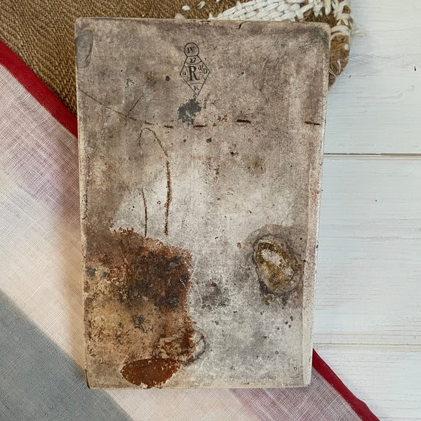 Worn Antique Memo Calendar