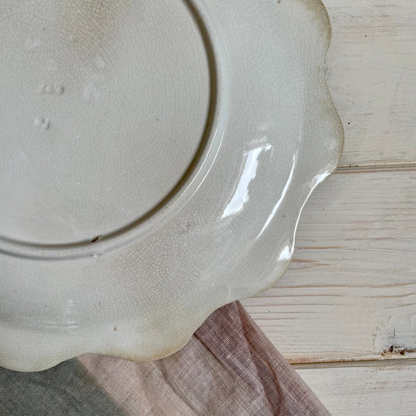 Queen Victoria Diamond Jubilee Scalloped Plate