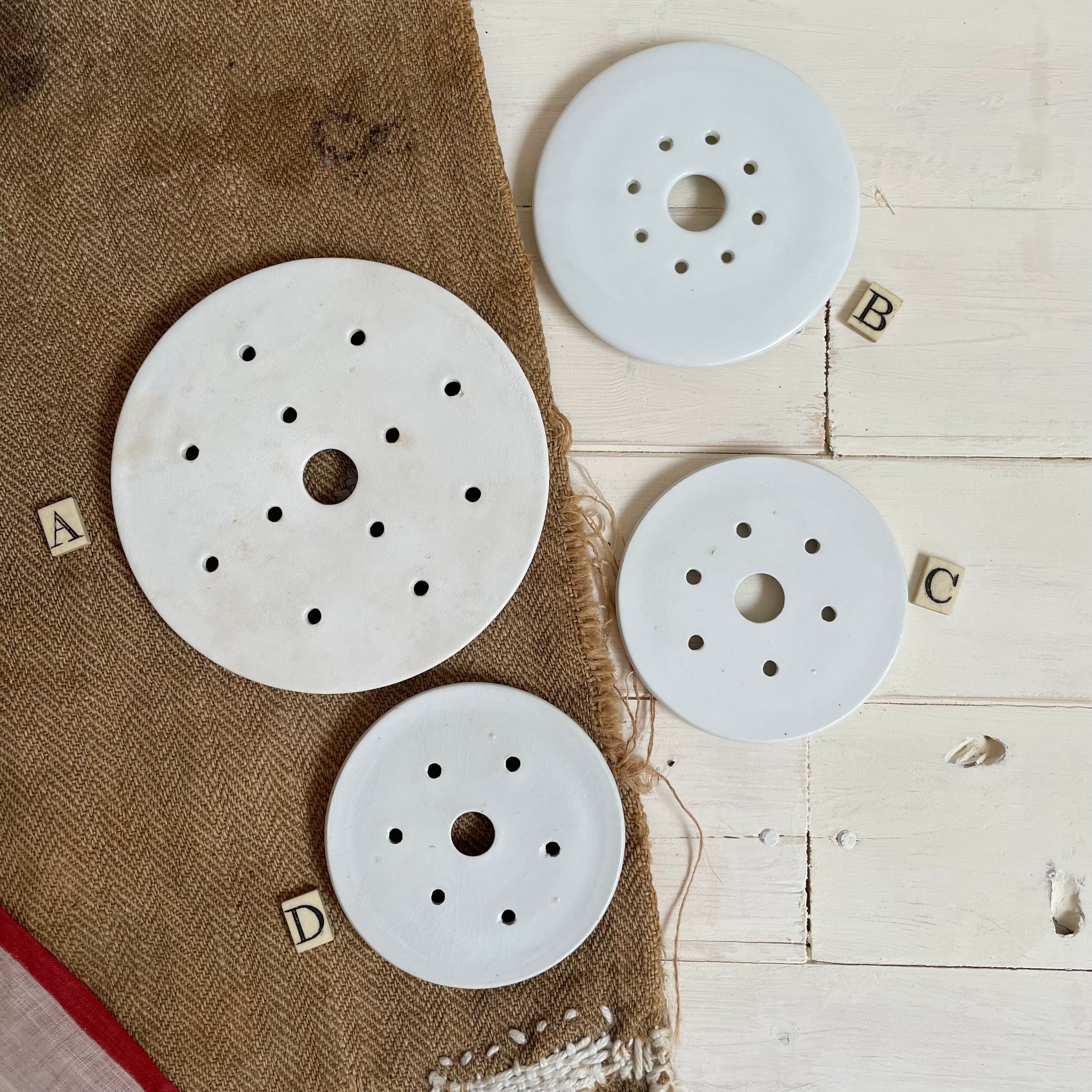 Vintage Draining Plates