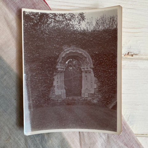 Vintage Photograph Archway in a Garden