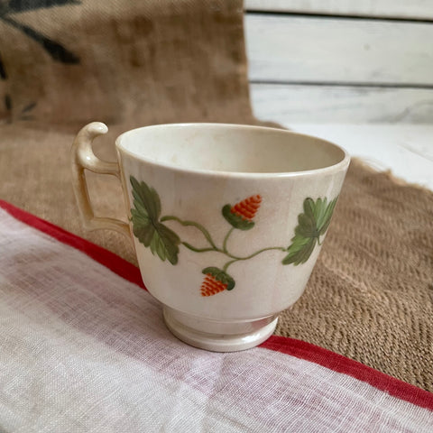 Vintage Strawberry Tea Cup