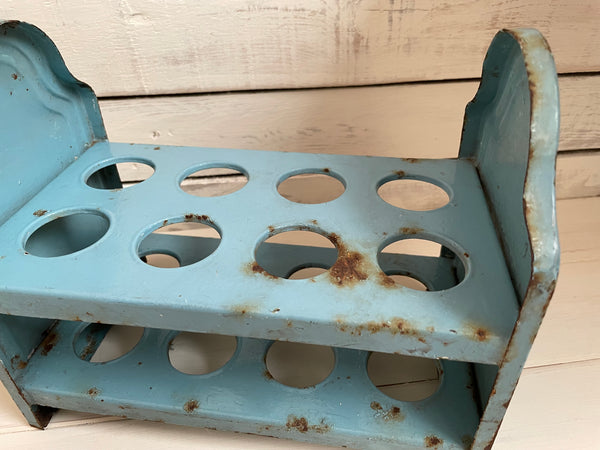 Vintage Metal Egg Rack