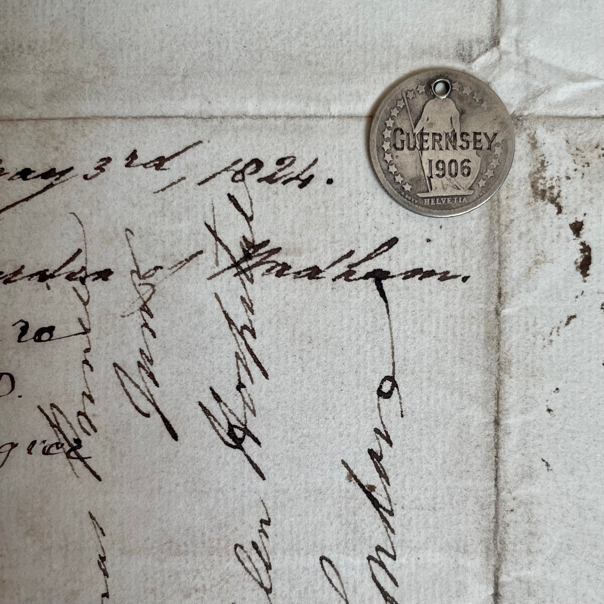 Guernsey 1906 Love Token