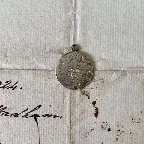 SM / MS From P.Oswald Oct 1897 Love Token