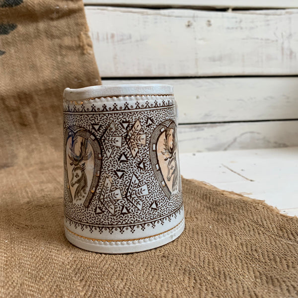 Vintage Deer Transfer Jug