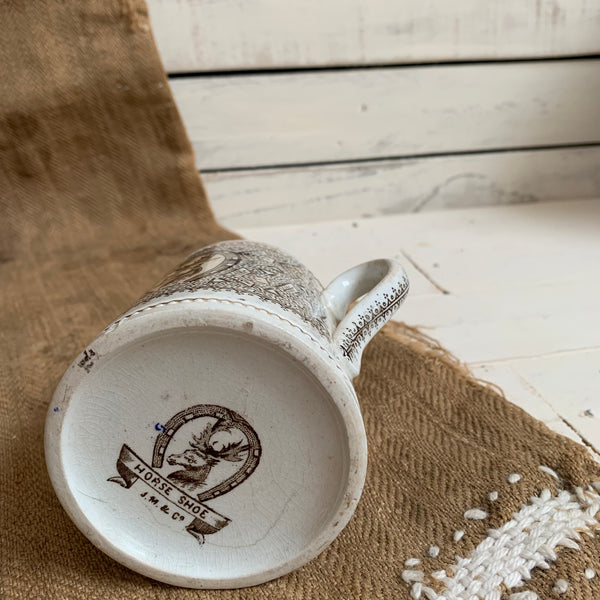 Vintage Deer Transfer Jug