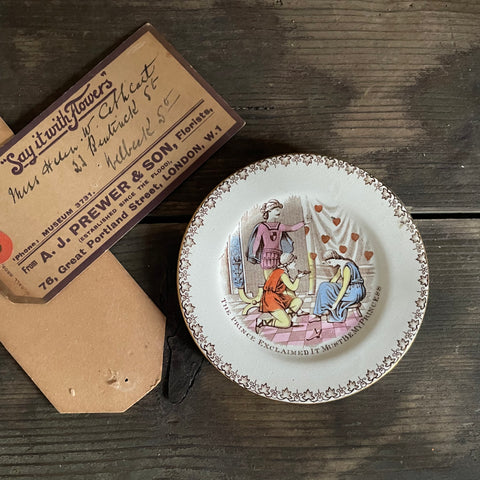Antique Cinderella Transfer Plate