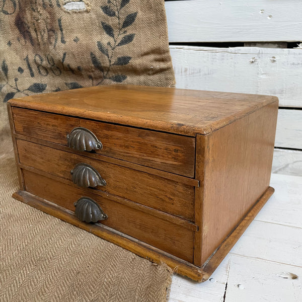 Antique Clam Handle Apprentice Drawers