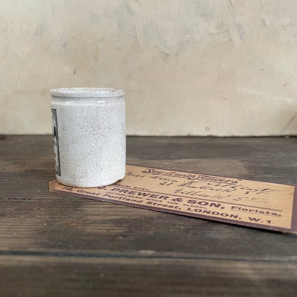Antique Sarsaparilla Boots Pot