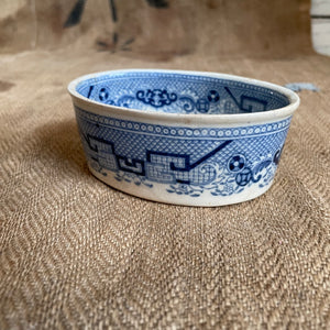 Antique Blue Dish