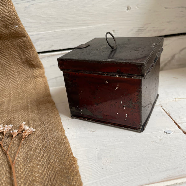 Antique Ginger Tin Box