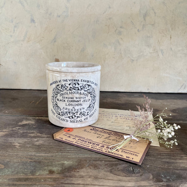 Rare John Moir Black Currant Jam Pot