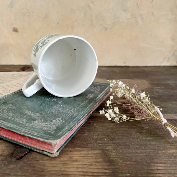 Antique First Lesson Staffordshire Mug