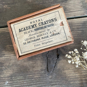 Antique Advertising Slide Lid Box
