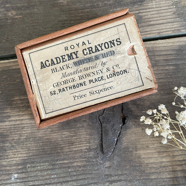 Antique Advertising Slide Lid Box