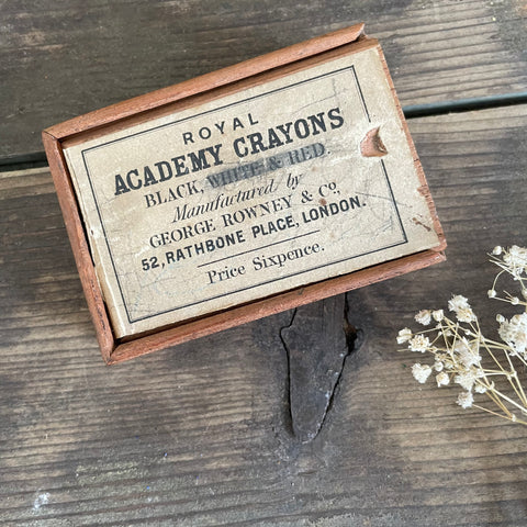 Antique Advertising Slide Lid Box