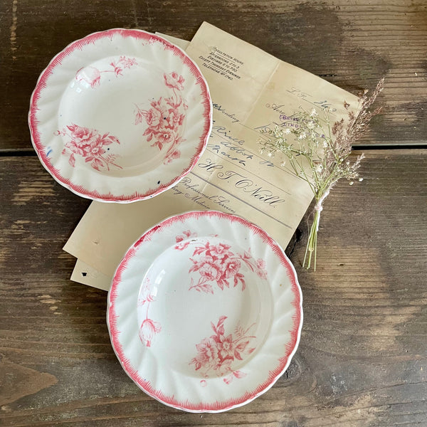 Two Antique Childs Tea Set Bowls